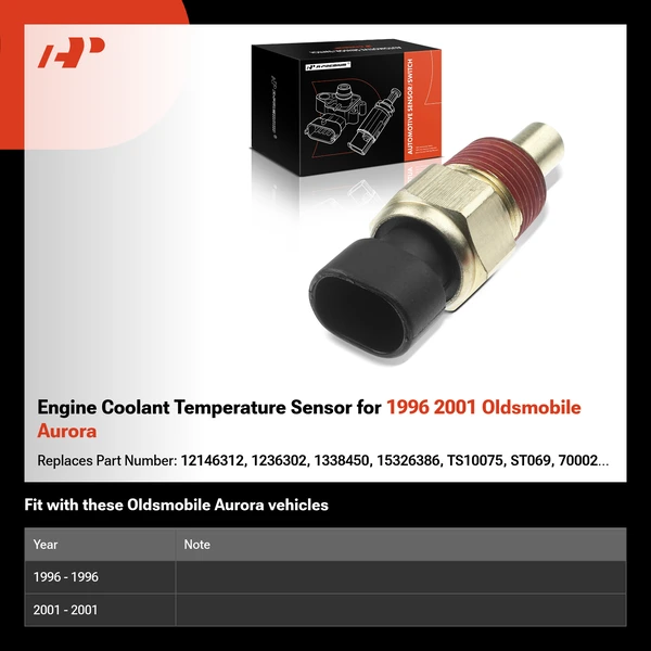 Engine Coolant Temperature Sensor for 1996 2001 Oldsmobile Aurora