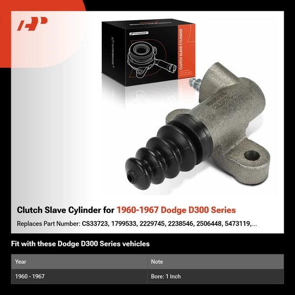 Clutch Slave Cylinder for 1960-1967 Dodge D300 Series