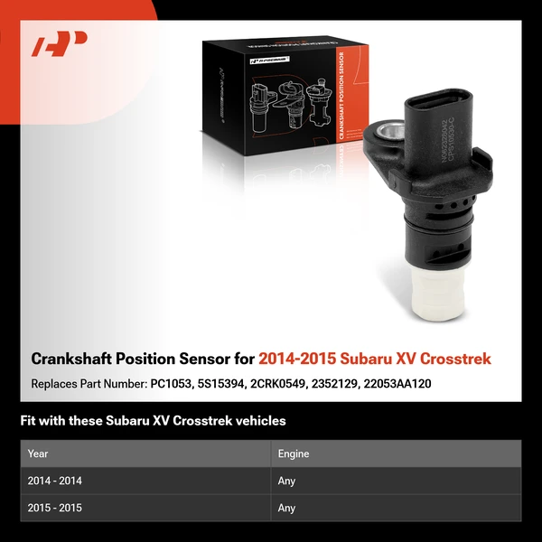 Crankshaft Position Sensor for 2014-2015 Subaru XV Crosstrek