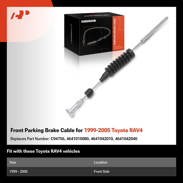 Front Parking Brake Cable for 1999-2005 Toyota RAV4