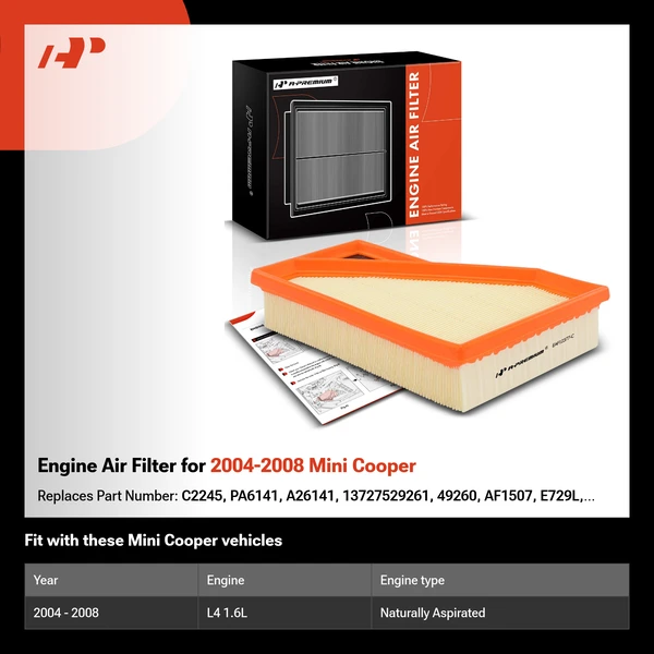 Engine Air Filter for 2004-2008 Mini Cooper