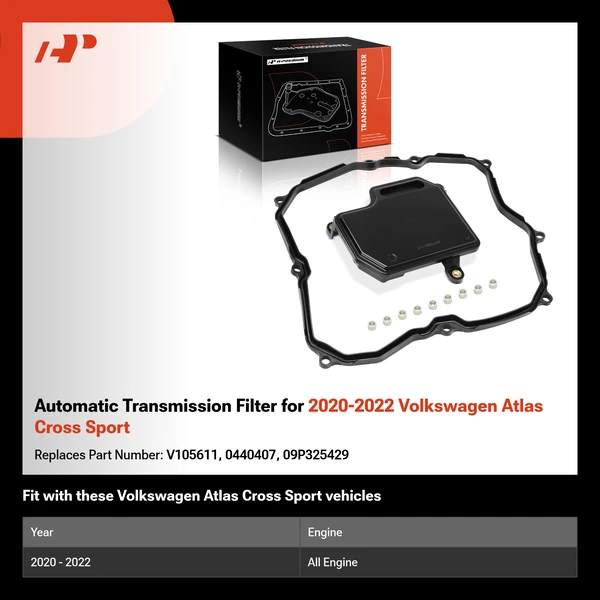 Automatic Transmission Filter for 2020-2022 Volkswagen Atlas Cross Sport