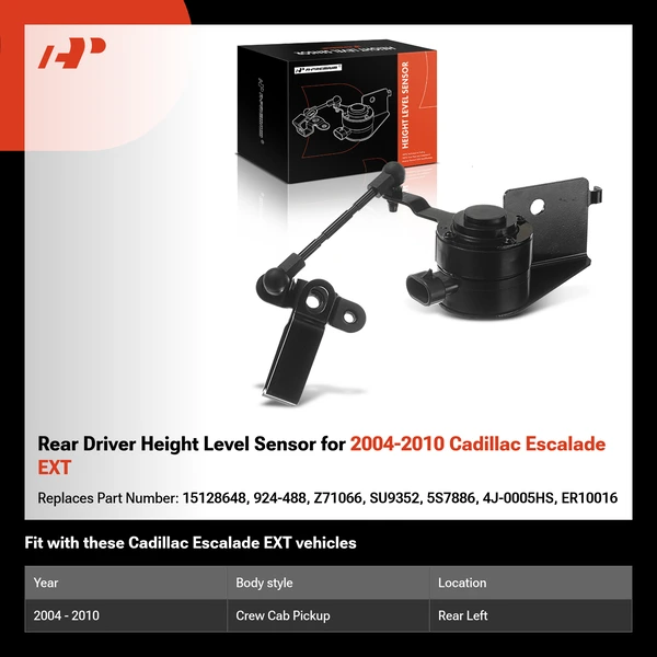 Rear Driver Height Level Sensor for 2004-2010 Cadillac Escalade EXT