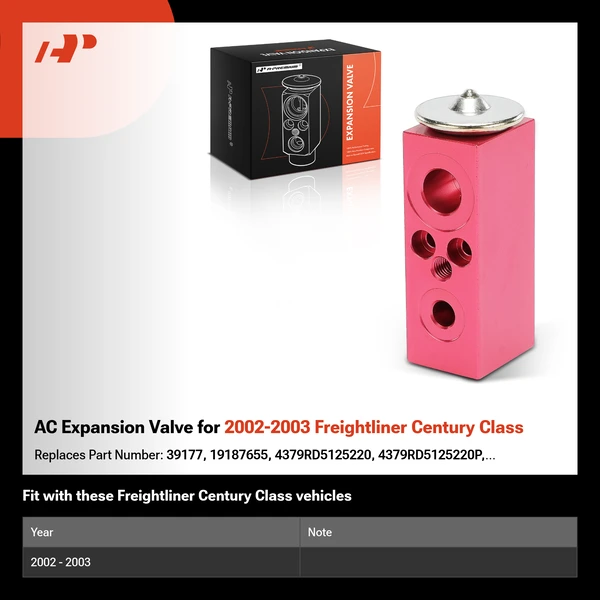 AC Expansion Valve for 2002-2003 Freightliner Century Class