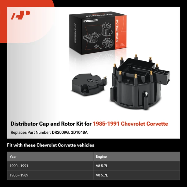 Distributor Cap and Rotor Kit for 1985-1991 Chevrolet Corvette