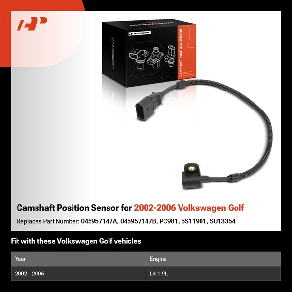 Camshaft Position Sensor for 2002-2006 Volkswagen Golf