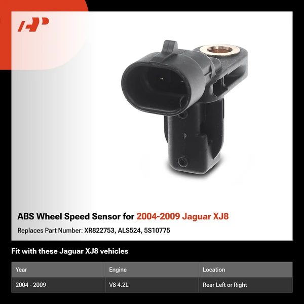ABS Wheel Speed Sensor for 2004-2009 Jaguar XJ8