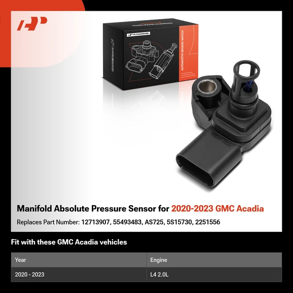 Manifold Absolute Pressure Sensor for 2020-2023 GMC Acadia