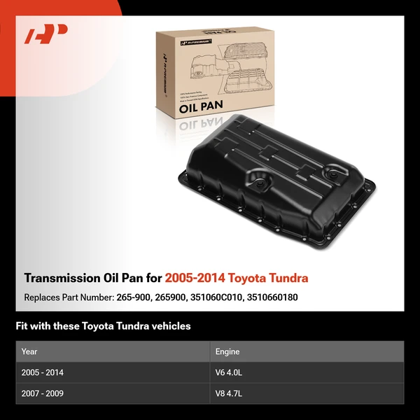 Transmission Oil Pan for 2005-2014 Toyota Tundra