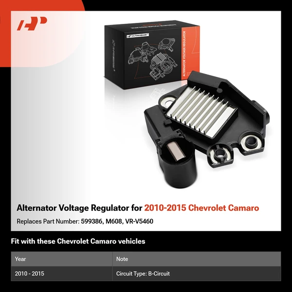 Alternator Voltage Regulator for 2010-2015 Chevrolet Camaro