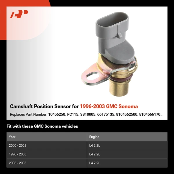 Camshaft Position Sensor for 1996-2003 GMC Sonoma