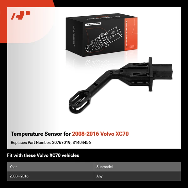Temperature Sensor for 2008-2016 Volvo XC70