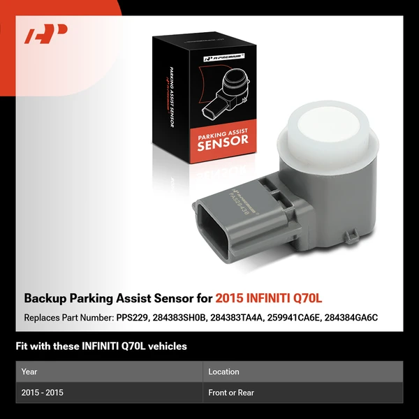 Backup Parking Assist Sensor for 2015 INFINITI Q70L