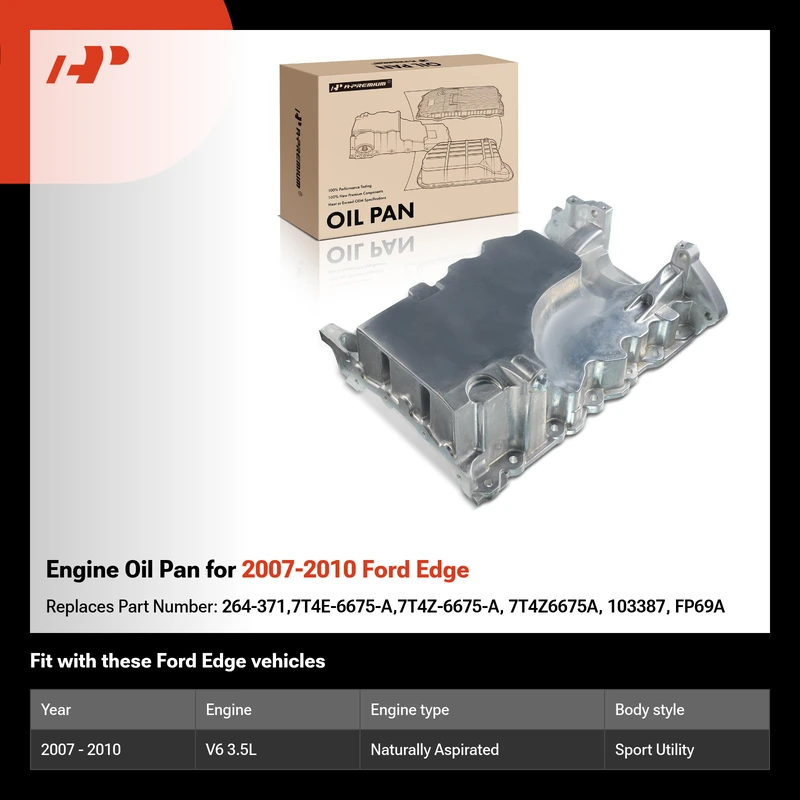 Engine Oil Pan for 2007-2010 Ford Edge