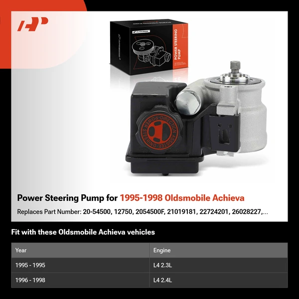 Power Steering Pump for 1995-1998 Oldsmobile Achieva