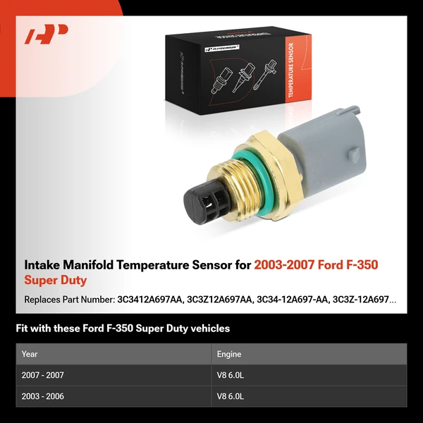 Intake Manifold Temperature Sensor for 2003-2007 Ford F-350 Super Duty