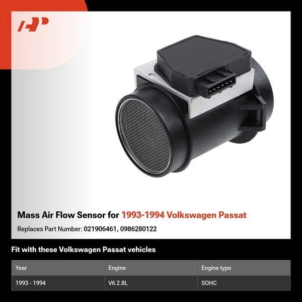 Mass Air Flow Sensor for 1993-1994 Volkswagen Passat
