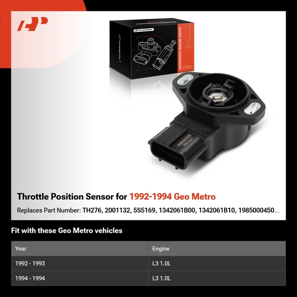 Throttle Position Sensor for 1992-1994 Geo Metro