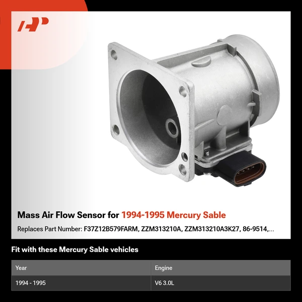 Mass Air Flow Sensor for 1994-1995 Mercury Sable