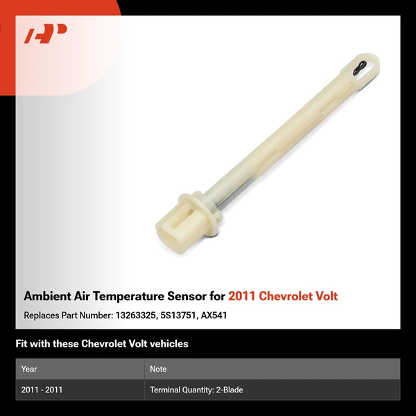 Ambient Air Temperature Sensor for 2011 Chevrolet Volt