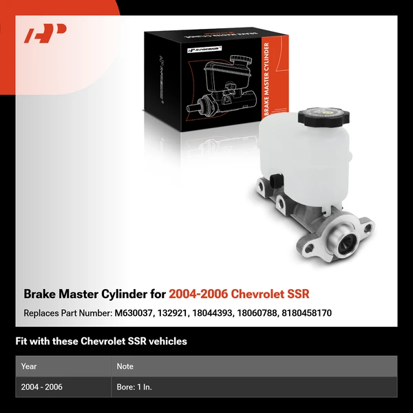 Brake Master Cylinder for 2004-2006 Chevrolet SSR