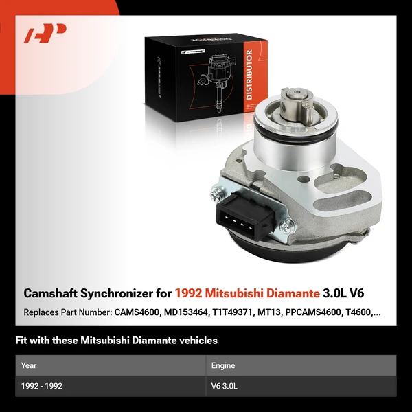 Camshaft Synchronizer for 1992 Mitsubishi Diamante 3.0L V6