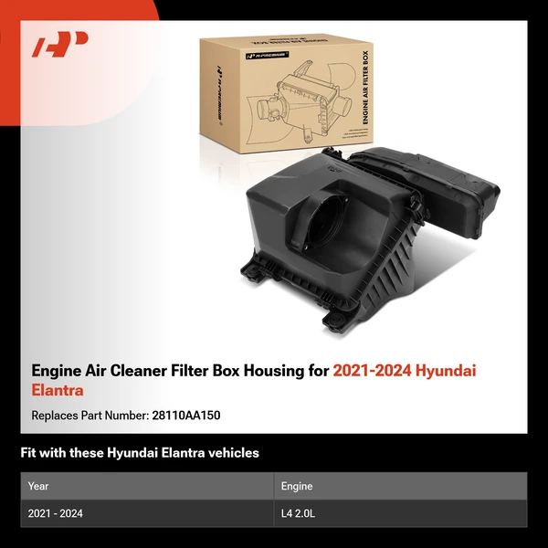 Engine Air Cleaner Filter Box Housing for 2021-2024 Hyundai Elantra
