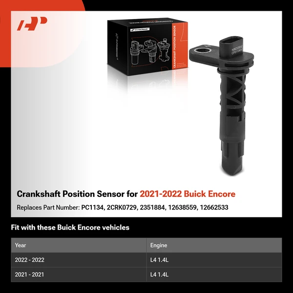Crankshaft Position Sensor for 2021-2022 Buick Encore