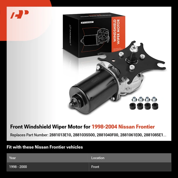 Front Windshield Wiper Motor for 1998-2004 Nissan Frontier