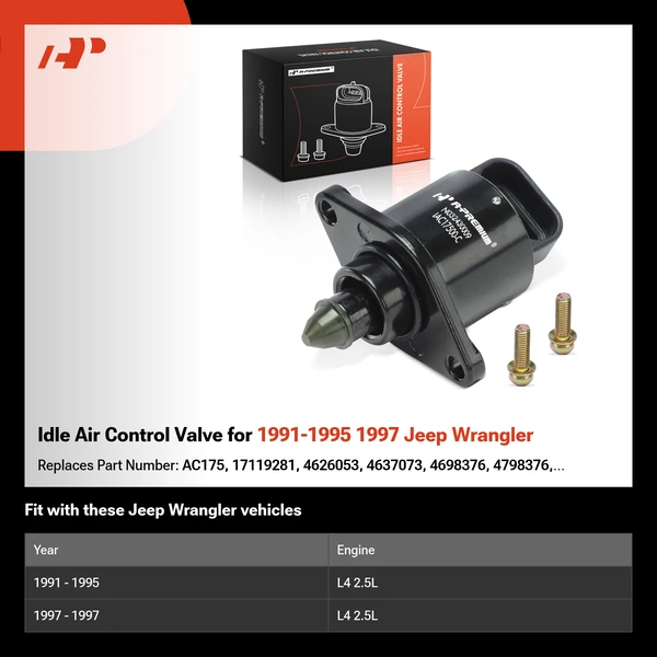 Idle Air Control Valve for 1991-1995 1997 Jeep Wrangler