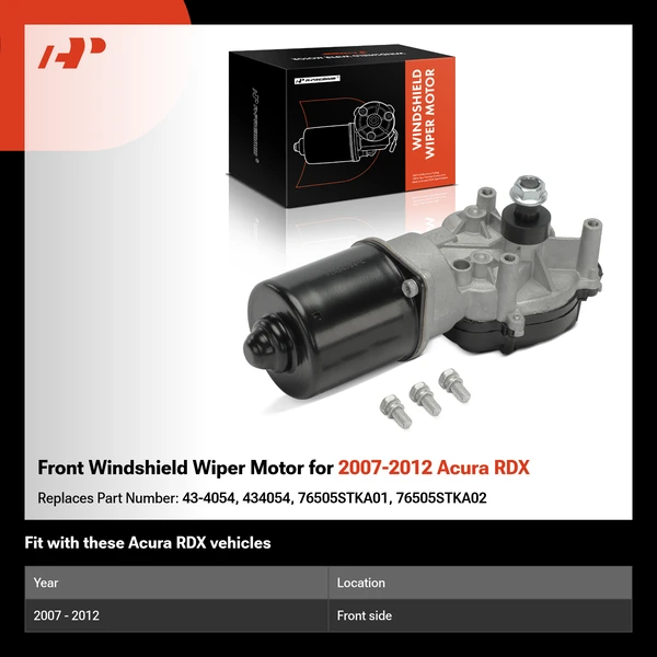 Front Windshield Wiper Motor for 2007-2012 Acura RDX