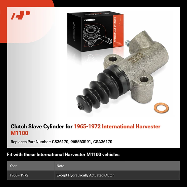 Clutch Slave Cylinder for 1965-1972 International Harvester M1100