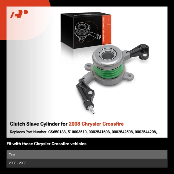 Clutch Slave Cylinder for 2008 Chrysler Crossfire