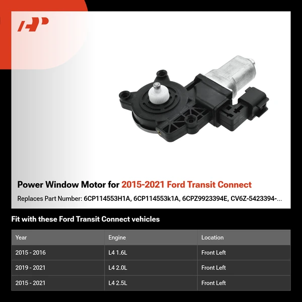 Power Window Motor for 2015-2021 Ford Transit Connect
