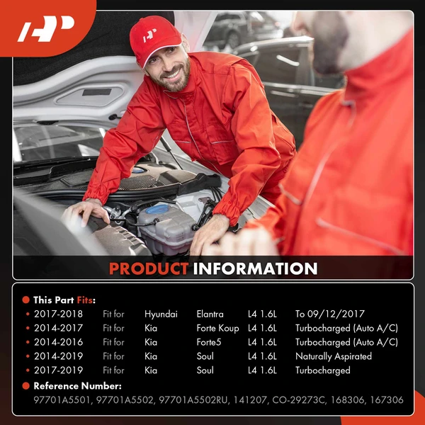 AC Compressor with Clutch with 6-Groove Pulley A-Premium APACC472