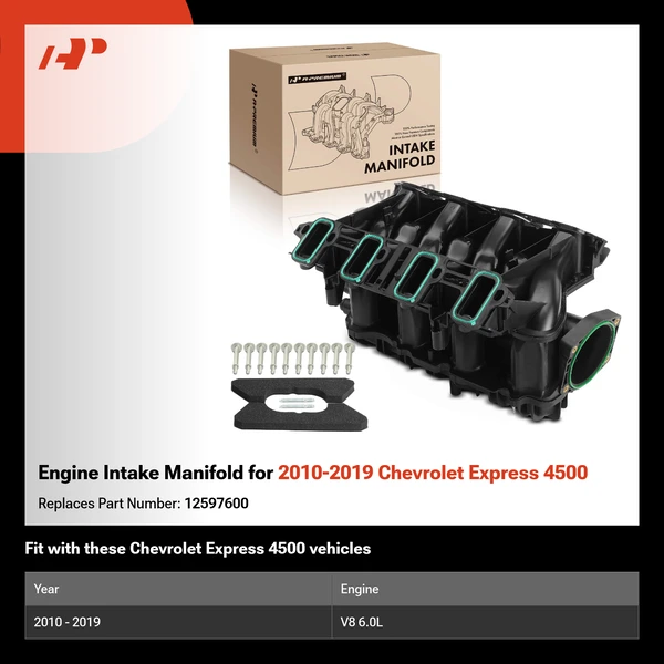 Engine Intake Manifold for 2010-2019 Chevrolet Express 4500