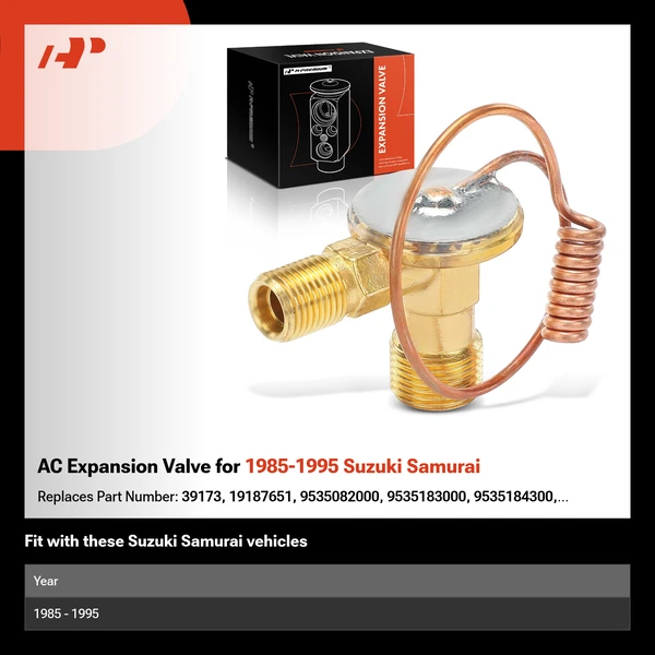 AC Expansion Valve for 1985-1995 Suzuki Samurai