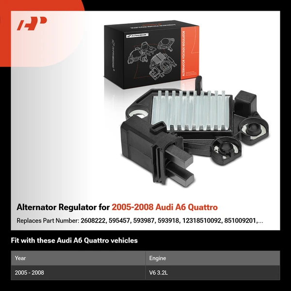 Alternator Regulator for 2005-2008 Audi A6 Quattro