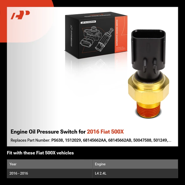 Engine Oil Pressure Switch for 2016 Fiat 500X