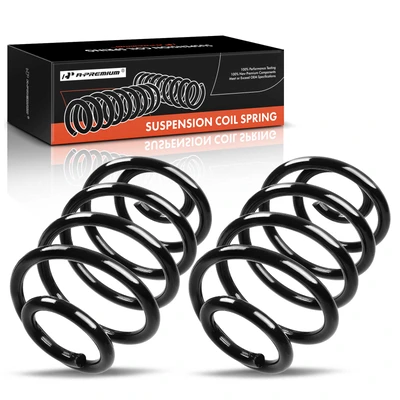 2 Pcs Rear Suspension Coil Springs