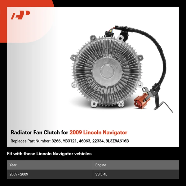 Radiator Fan Clutch for 2009 Lincoln Navigator