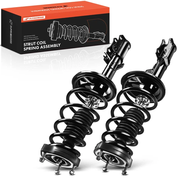2-Pc Strut and Coil Spring Assembly Set Rear Driver & Passenger A-Premium APSA0328