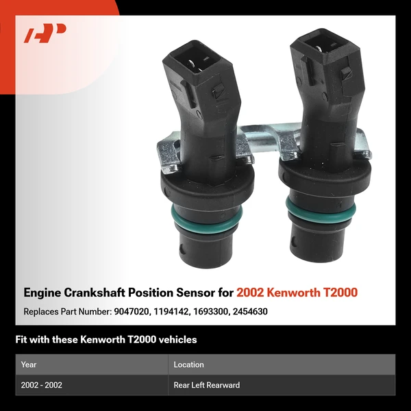 Engine Crankshaft Position Sensor for 2002 Kenworth T2000