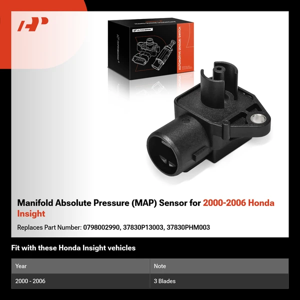 Manifold Absolute Pressure (MAP) Sensor for 2000-2006 Honda Insight