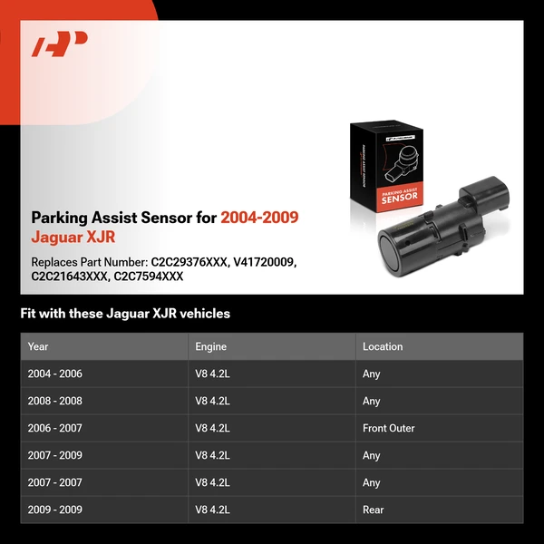 Parking Assist Sensor for 2004-2009 Jaguar XJR
