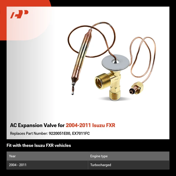 AC Expansion Valve for 2004-2011 Isuzu FXR