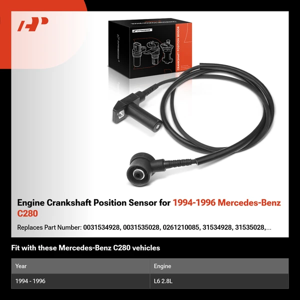 Engine Crankshaft Position Sensor for 1994-1996 Mercedes-Benz C280