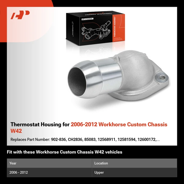 Thermostat Housing for 2006-2012 Workhorse Custom Chassis W42
