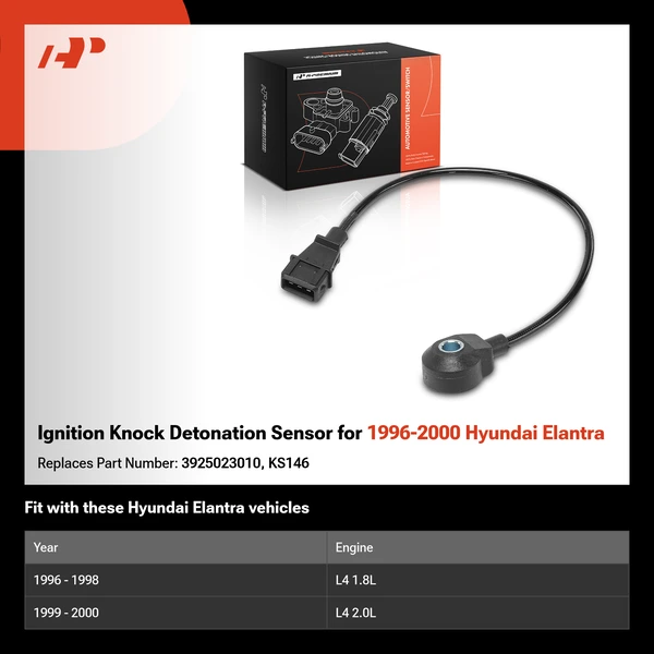 Ignition Knock Detonation Sensor for 1996-2000 Hyundai Elantra