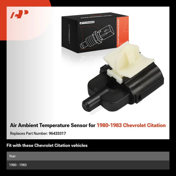 Air Ambient Temperature Sensor for 1980-1983 Chevrolet Citation